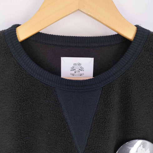 ストフ STOF CONVERSATION PEACE フリース ポンチョ メンズ